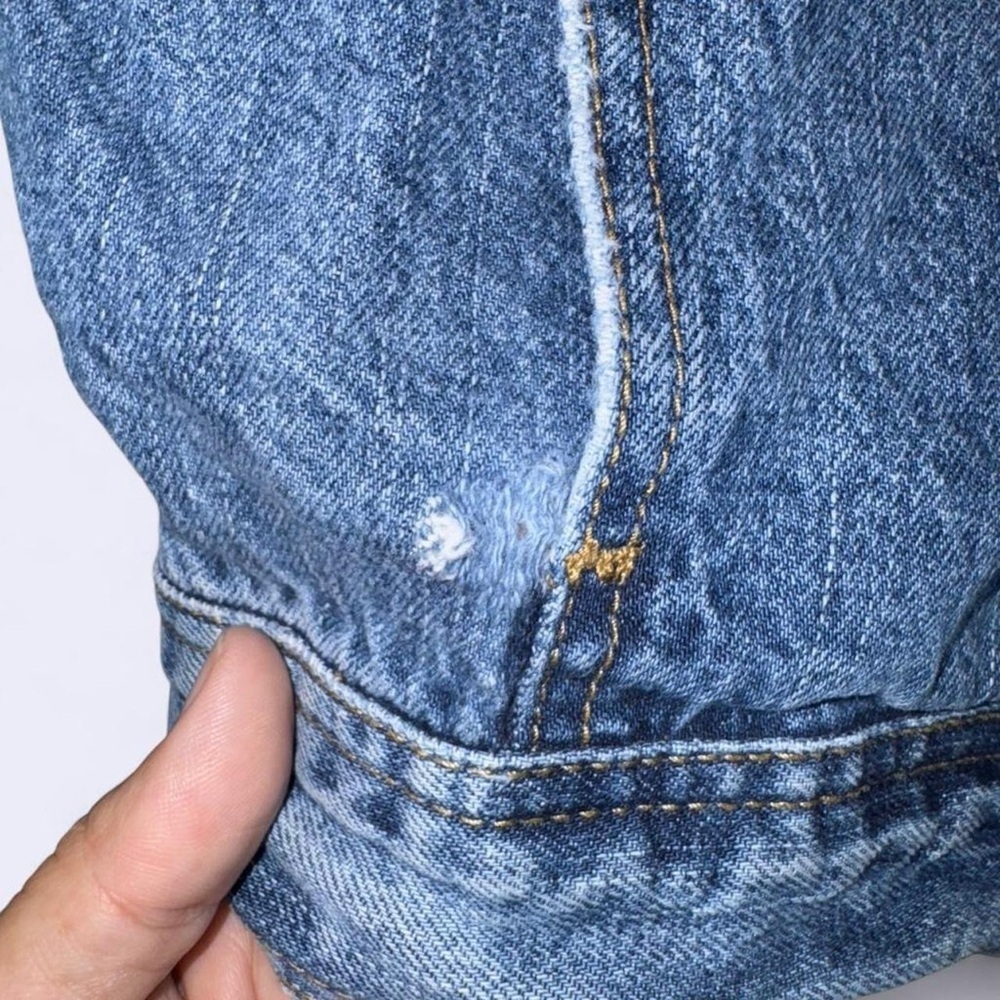 Fashion Nova Contrast Denim Jacket - Picture 2 of 6
